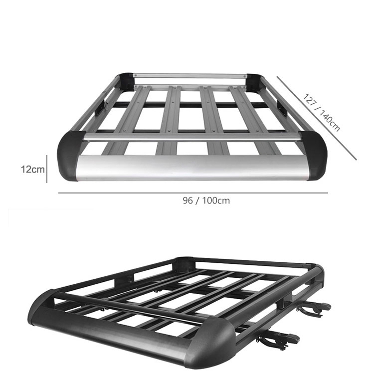 High Quality Aluminum Alloy Roof Luggage Rack Specially Designed for off-Road Pickup Trucks Roof Mount Placement