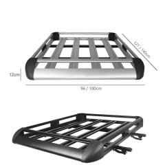 High Quality Aluminum Alloy Roof Luggage Rack Specially Designed for off-Road Pickup Trucks Roof Mount Placement