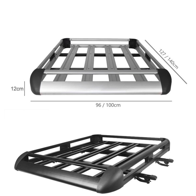 High Quality Aluminum Alloy Roof Luggage Rack Specially Designed for off-Road Pickup Trucks Roof Mount Placement