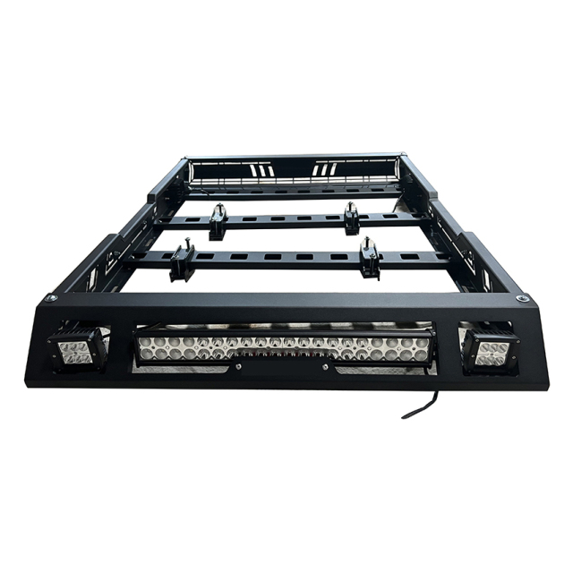 Roof Top Cargo Rack for Pickup Offroad Auto Spare Parts and Luggage Roof Cargo with LED Light
