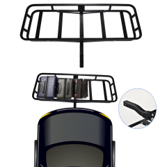 Universal Offroad Cargo Carrier Rear Tow Bar Luggage Rack for Offroad Pickups Trucks Exterior Accessories