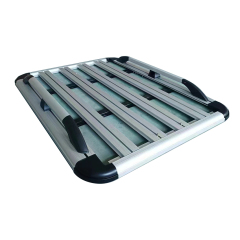 Car Roof Basket OEM Universal Steel Aluminium Roof Rack 4X4 with Cross Bar Basket Truck Roof Cargo Racks