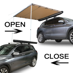 Aluminium Pop up Rooftop Tent Hard Shell Camping SUV Jeep Truck Car Waterproof Roof Side Tent with Ladder