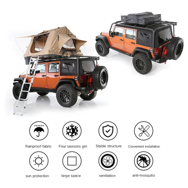 Youngsoul Wholesale Camping Hard Shell Car Roof Top Tent for SUV MPV Pickup