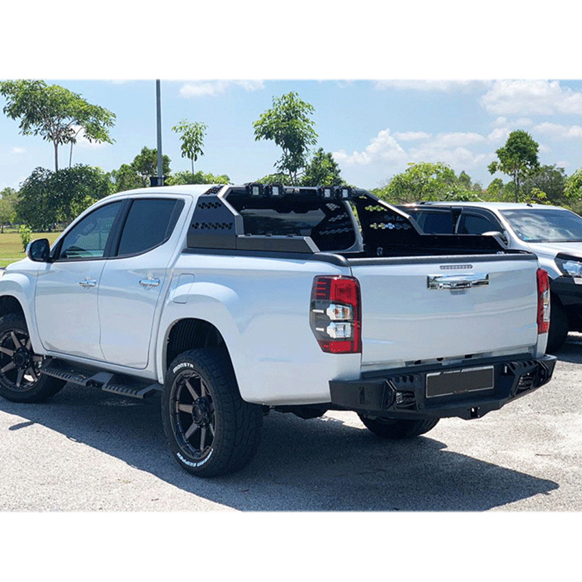 Steel Black Factory Price 4X4 Car Step Board Side Step Bar Running Board for Hilux Ford Ranger Isuzu Dmax