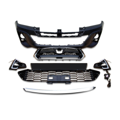 Factory Sale Hilux Revo 2004-2014 Front Body Kits Upgrade 2021 Rocco Whole Front Bumper Bodykits