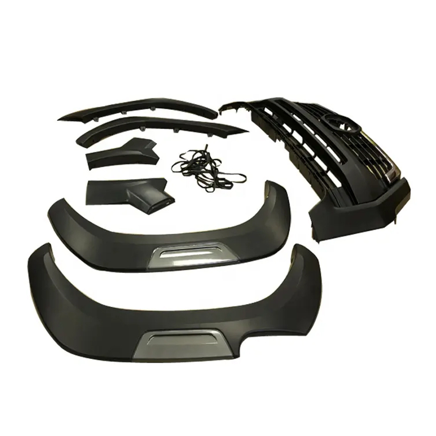 Car Accessories Front Bumper Facelift Bodykit Body Kit for Toyota Hilux Vigo 2008-2012 Upgrade to 2021 Revo Rocco