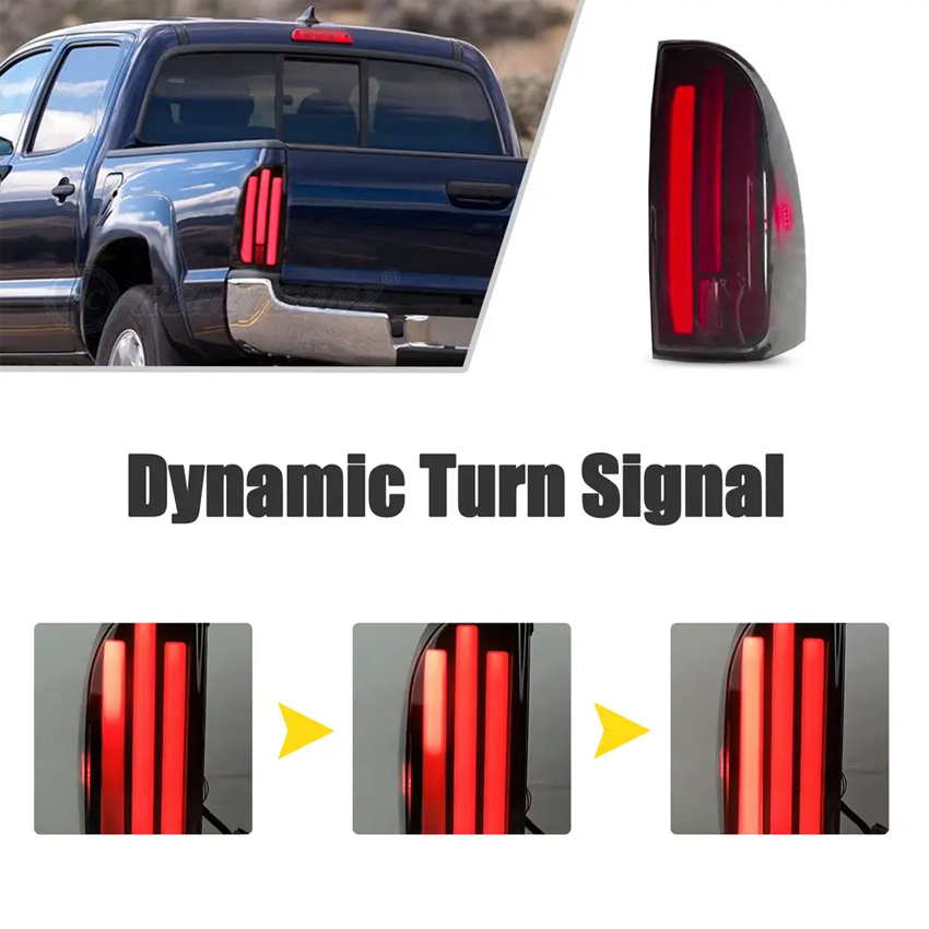 Pickup Truck LED Rear Lights Auto Accessories Taillight Tail Lamp for Tacoma 2005+ Car Accessories