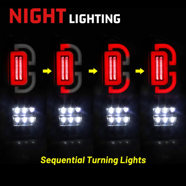 Car Spare Accessories Tail Lamp with Brake Light Offroad Pickup Truck LED Tail Light for Tacoma 2016 - 2021