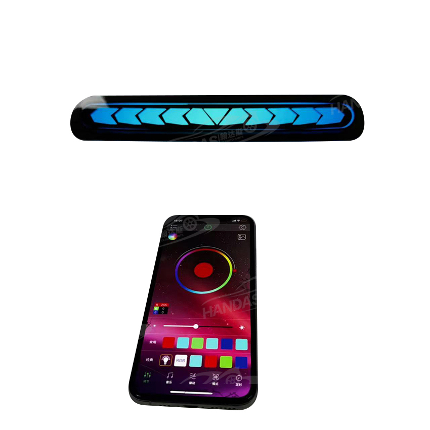 Car Brake Lights Controllable Colorful Pickup Truck Roll Bar Brake Lights Universal for Hilux Revo Ranger Dmax