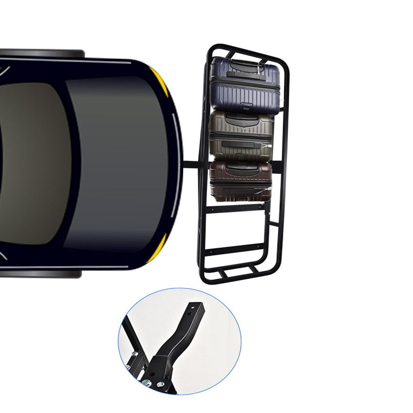 Universal Offroad Cargo Carrier Rear Tow Bar Luggage Rack for Offroad Pickups Trucks Exterior Accessories