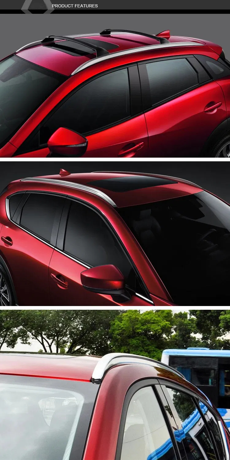 Car Accessories Aluminum Alloy Roof Rack Luggage Rack Side Rails Roof Rails for Mazda Cx5