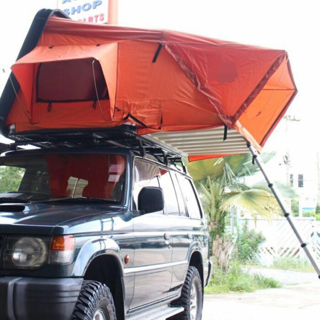 Youngsoul Overland Car Multi Angle Awning Pop up Aluminum Triangular Hard Top Roof Top Tent