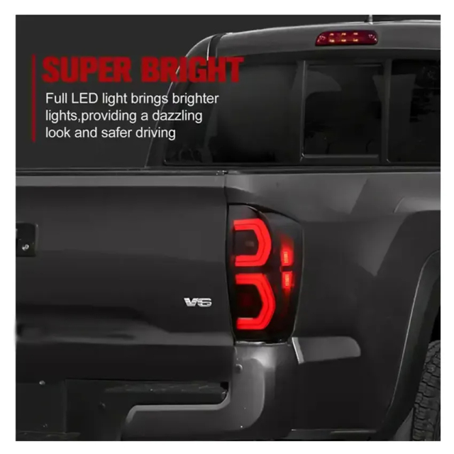 Red Taillight Backlight Back Rear Lights Tail Lamp Dynamic Tail Light for Tacoma 2016-2022