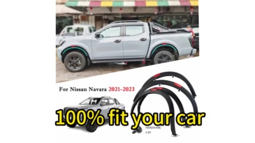 Pickup Exterior Accessories Wheel Arch Fender Flares for Nissan Navara Np300 Frontier 2021 2024 Fender Flares