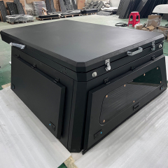 Wholesale Price Aluminum Hard Type Truck Bed Cover with Roof Top Tent Camping Car Rooftop Tent Automatic Quick Set Thin Roof Top Tent