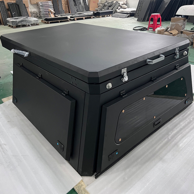 Wholesale Price Aluminum Hard Type Truck Bed Cover with Roof Top Tent Camping Car Rooftop Tent Automatic Quick Set Thin Roof Top Tent