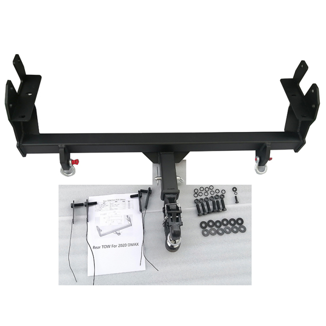 Pickups Truck Towing Connector Hook Rear Hitch Receiver Trailer Tow Bar Auto Accessories for Isuzu Dmax