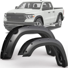 for RAM1500 2019+ off Road Accessories Wheel Fender Flare Arch Fender Flares Spare Parts