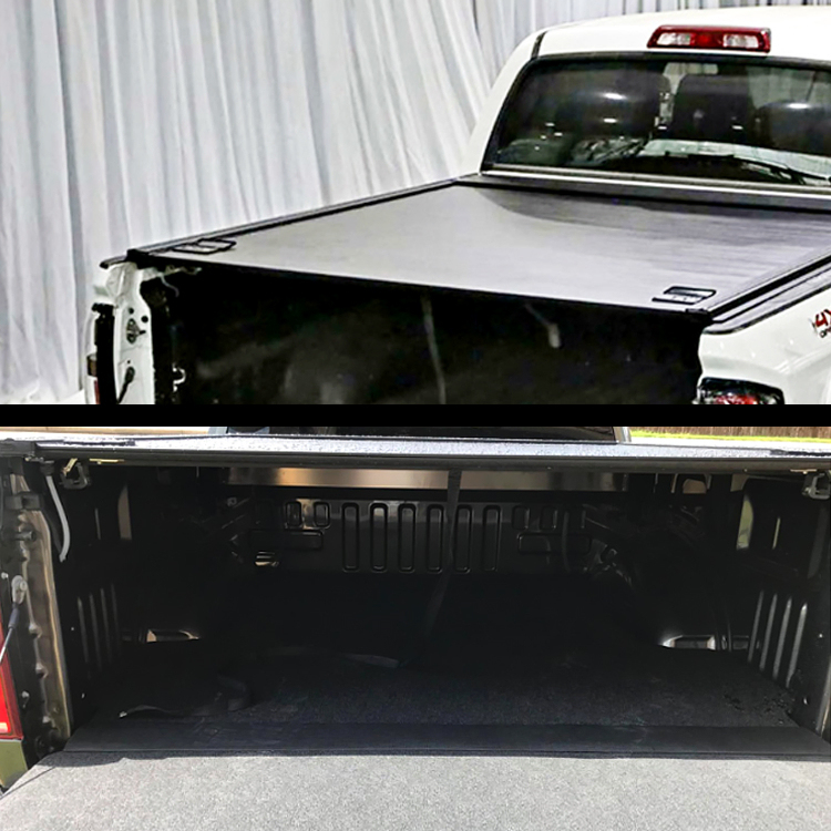 New Arrival Manual Push-Pull Tonneau Cover with Two Lock for Pickup Hilux Triton Ranger Truck Accessories