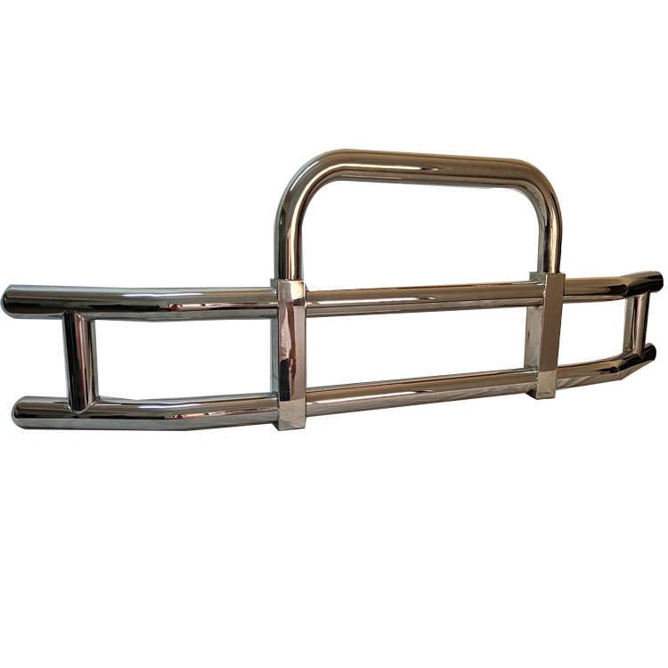 304 Stainless Steel Universal Truck Deer Guard Front Bumper Grille Guards Accessories for Volvo Vnl Freightliner Cascadia Kenworth