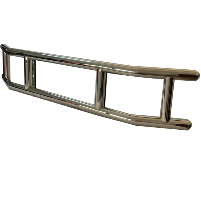 Custom 304 Stainless Steel Grille Guard Semi Truck Bumper Deer Guard Bumper for Freightliner Cascadia Volvo Vnl