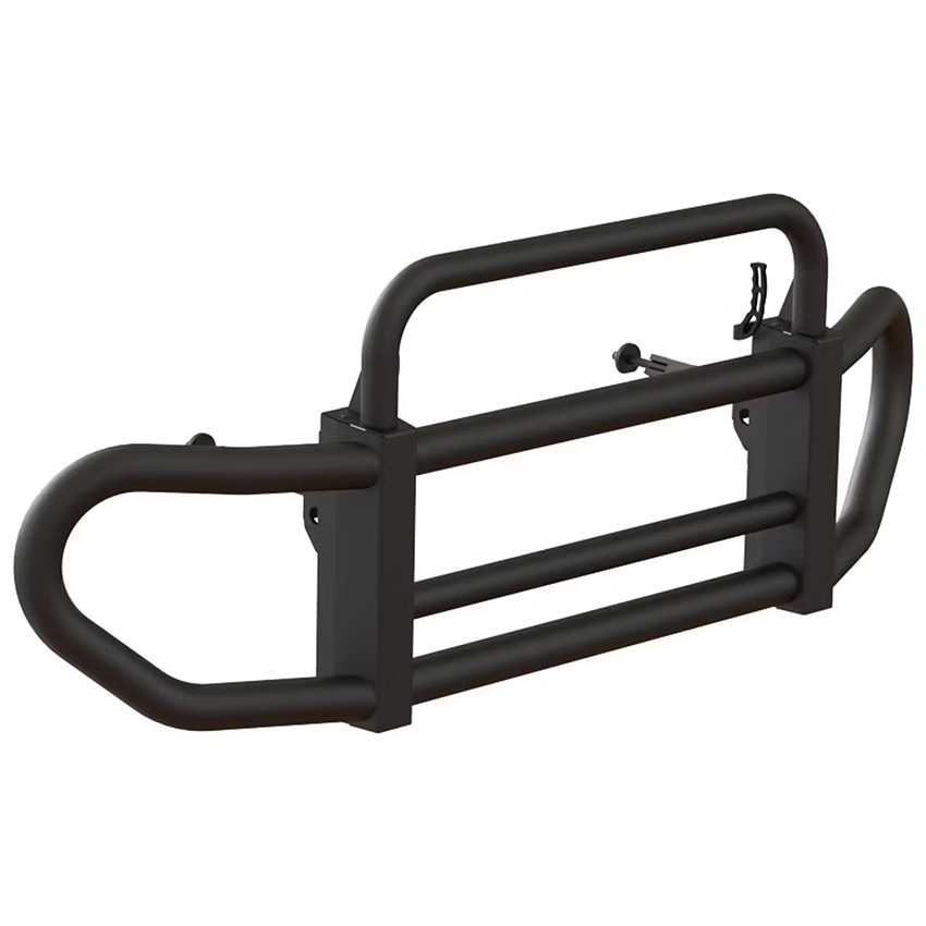 North American Black Steel Semi Truck Bumper Deer Grille Guard Truck Accessories for Volvo Vnl Kenworth T680 with Brackets