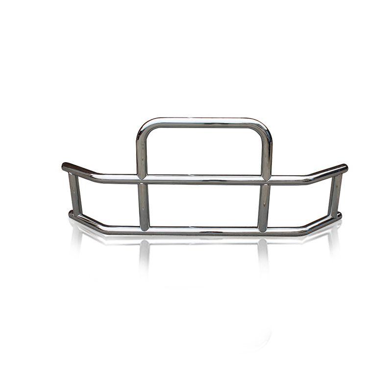 Hot Selling Front Moose Bumper Custom Steel Front Bumper Deer Guard for Vnl Kenworth Cascadia Semi Truck Accessories