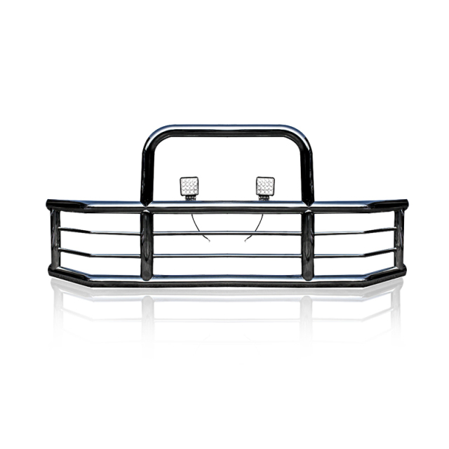 Front Bumper Grill Guard Deer Herd Bumper Brush Moose Bumper Guard for Freightliner Cascadia 2008-2017 Semi Trucks