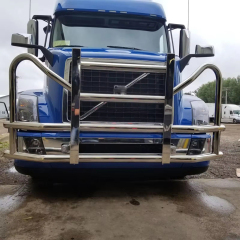 Semi Truck Parts Front Deer Grille Bumper Guard Grill Guard for Semi Truck Compatible for Kenworth T660 T680