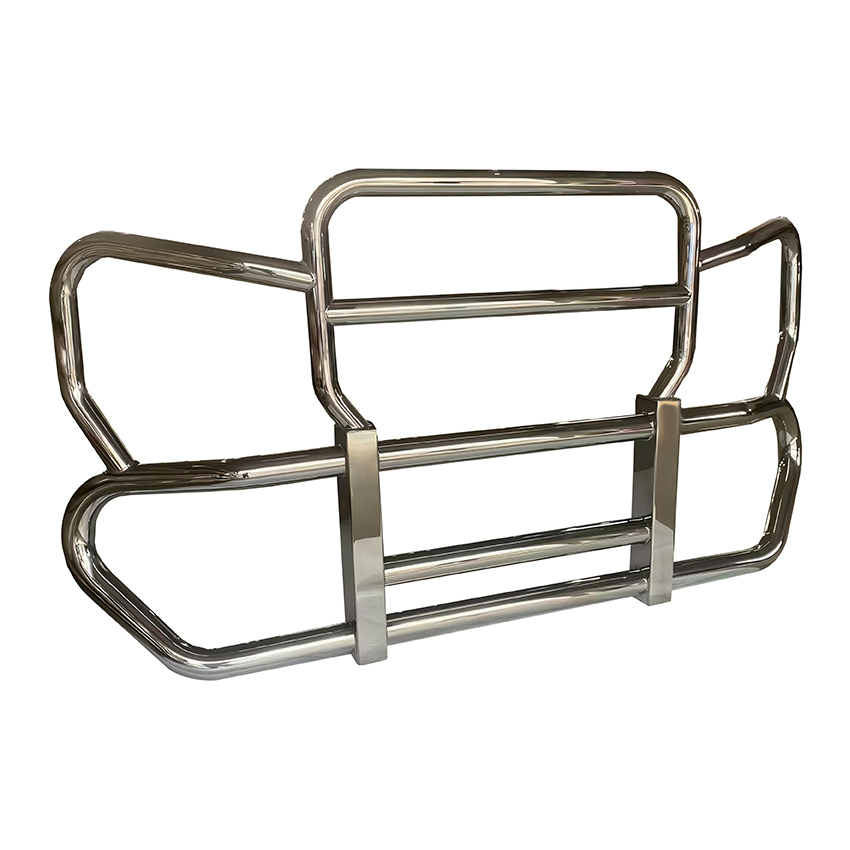 High Quality Brush Guard for Front Bumper Deer Moose Guard Bracket Grille Semi-Truck Accessories for Trucks Steel Deer Guard Protector