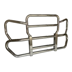 High Quality Brush Guard for Front Bumper Deer Moose Guard Bracket Grille Semi-Truck Accessories for Trucks Steel Deer Guard Protector