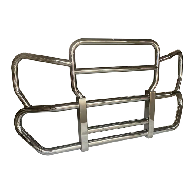 High Quality Brush Guard for Front Bumper Deer Moose Guard Bracket Grille Semi-Truck Accessories for Trucks Steel Deer Guard Protector