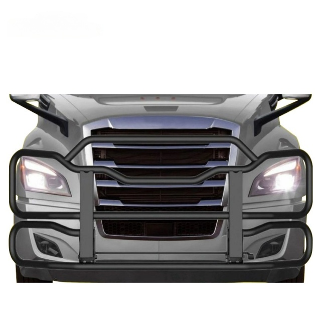 Factory Wholesale Semi Big Truck Accessories Front Bumper Bull Bar Deer Grille Guard Bumper for Freightliner Cascadia