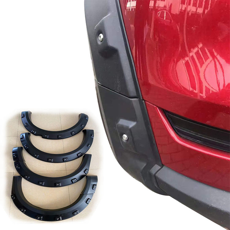 Factory New Arrival 4X4 Spare Parts ABS Modified Fenders with Rivet Paint Black Fender Flares for GM Poer 2019+