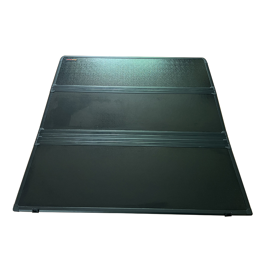 High Quality Pickup Truck Bed Cover Fiberglass Hard Tri Folding Tonneau Cover Accessories for Isuzu Dmax