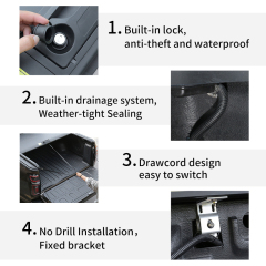 Youngsoul Hot Sale Custom Electric Tonneau Cover 4X4 Accessories for Toyota Hilux Gmc RAM1500 F150