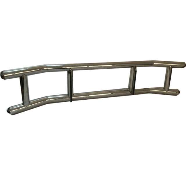 Custom 304 Stainless Steel Grille Guard Semi Truck Bumper Deer Guard Bumper for Freightliner Cascadia Volvo Vnl