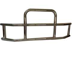 Hot Selling Front Moose Bumper Custom Steel Front Bumper Deer Guard for Vnl Kenworth Cascadia Semi Truck Accessories