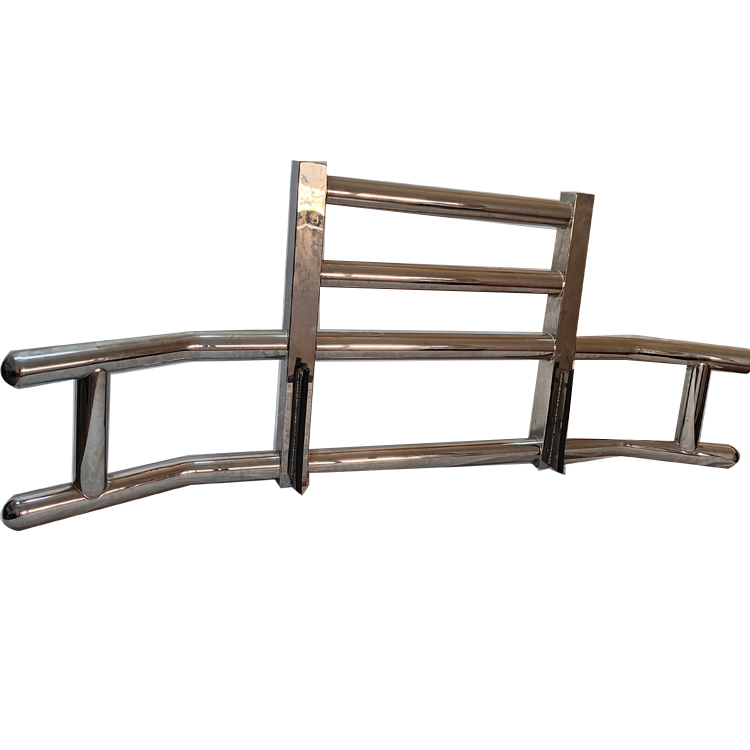 Factory Made Stainless Steel Heavy Duty Truck Body Kits Truck Front Bumper Guards Semi Truck Deer Guards for Volvo Vnl