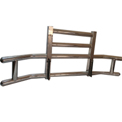 Factory Made Stainless Steel Heavy Duty Truck Body Kits Truck Front Bumper Guards Semi Truck Deer Guards for Volvo Vnl