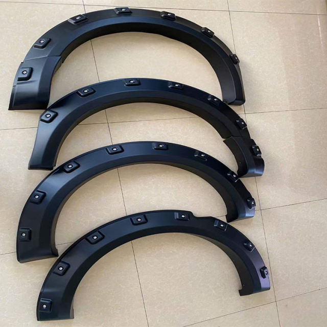 Factory New Arrival 4X4 Spare Parts ABS Modified Fenders with Rivet Paint Black Fender Flares for GM Poer 2019+