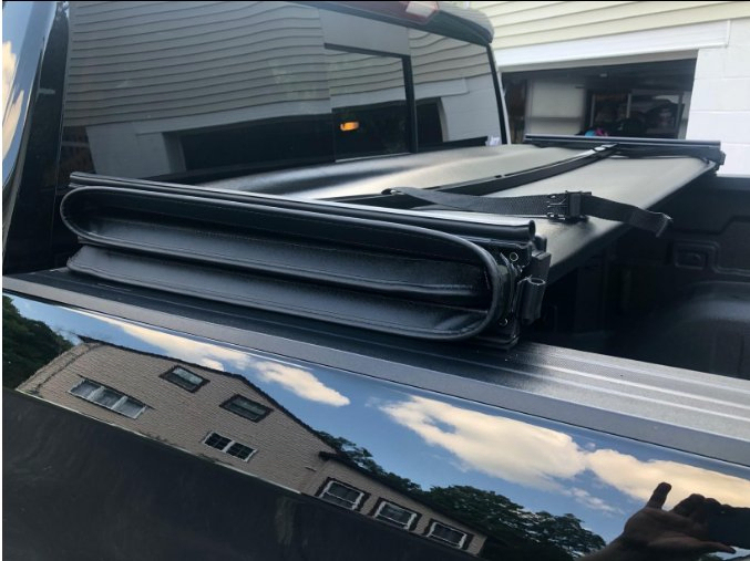 4X4 Truck Bed Cover Tonneau Cover Soft Tri-Fold Cover Truck Spare Accessories for Hilux Dmax Np300 Sliverado