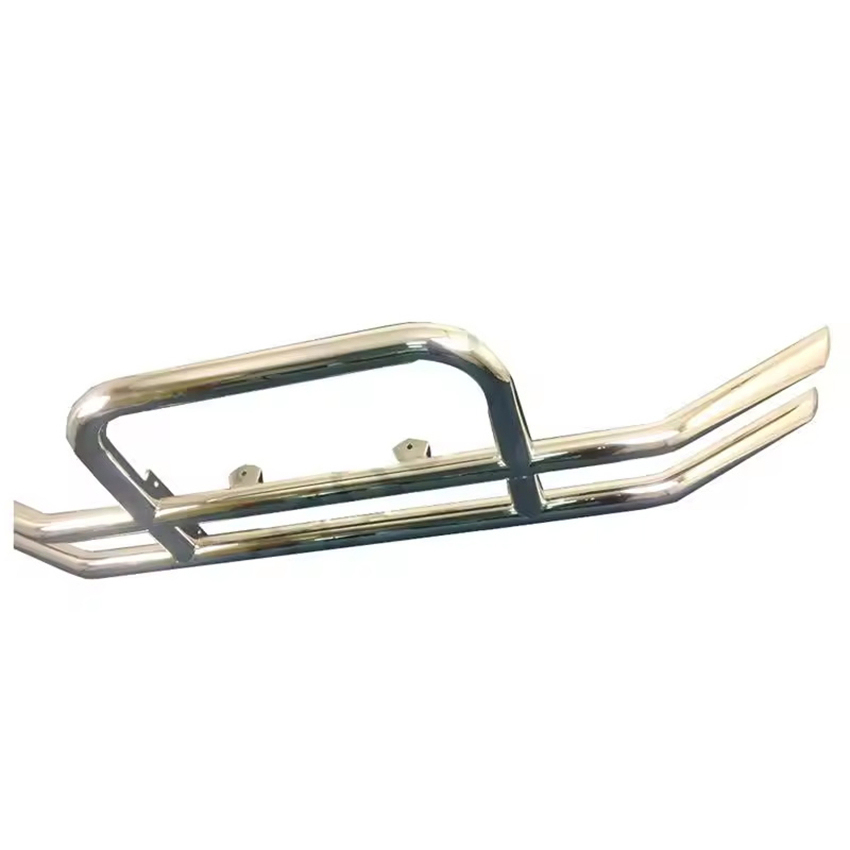 with Lisence Plate Semi Trucks Stainless Steel Front Bumper Bull Bar Deer Grille Guard for Freightliner Cascadia