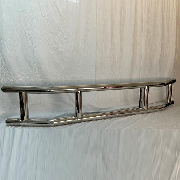 Custom 304 Stainless Steel Grille Guard Semi Truck Bumper Deer Guard Bumper for Freightliner Cascadia Volvo Vnl