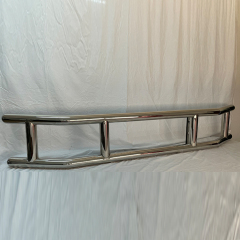 Custom 304 Stainless Steel Grille Guard Semi Truck Bumper Deer Guard Bumper for Freightliner Cascadia Volvo Vnl
