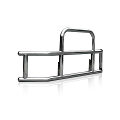 Hot Selling Front Moose Bumper Custom Steel Front Bumper Deer Guard for Vnl Kenworth Cascadia Semi Truck Accessories