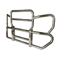High Quality Brush Guard for Front Bumper Deer Moose Guard Bracket Grille Semi-Truck Accessories for Trucks Steel Deer Guard Protector
