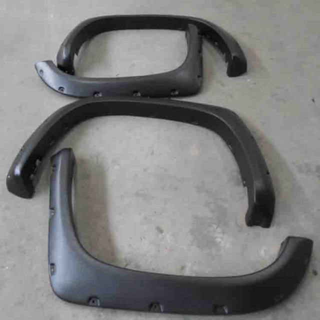 High Quality 4X4 Accessories Automotive Parts ABS Black Extended Fender Flares for Tundra