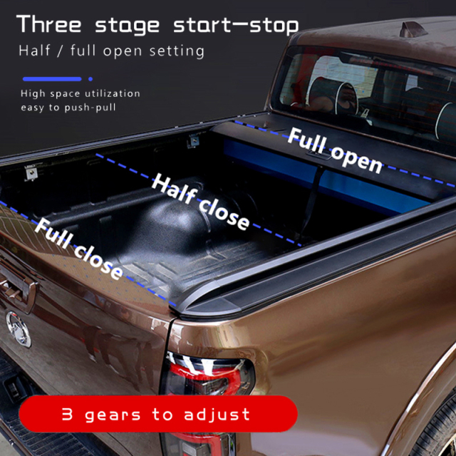 Youngsoul Hot Sale Custom Electric Tonneau Cover 4X4 Accessories for Toyota Hilux Gmc RAM1500 F150